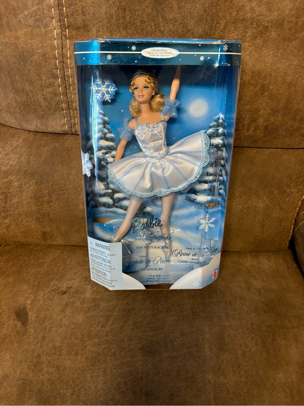 Barbie Light Blue Snowflake Ballerina Dress - Barbie
